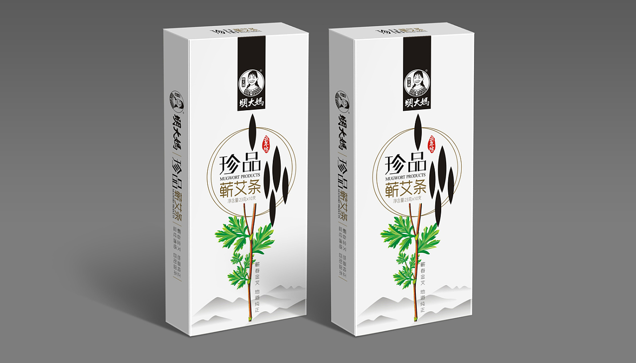明大媽艾制品系列品牌核心設(shè)計(jì)解析
